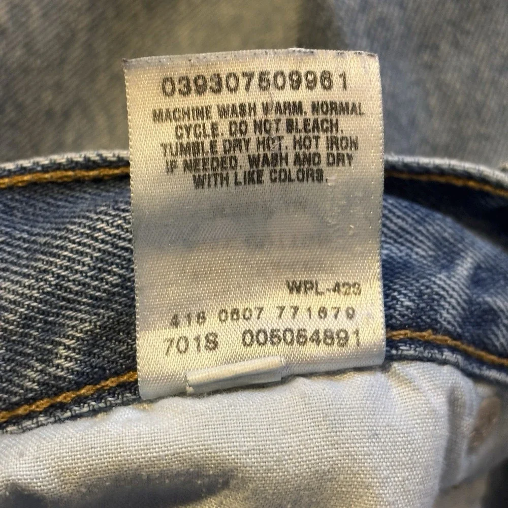 Levis 505 Jeans Mens 38x29